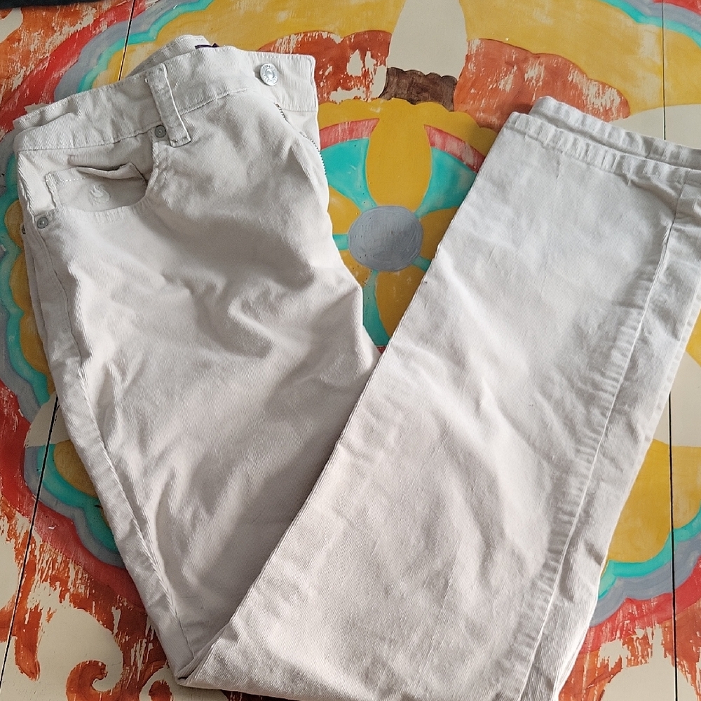 Women's corduroy Cream size 14 Jeans